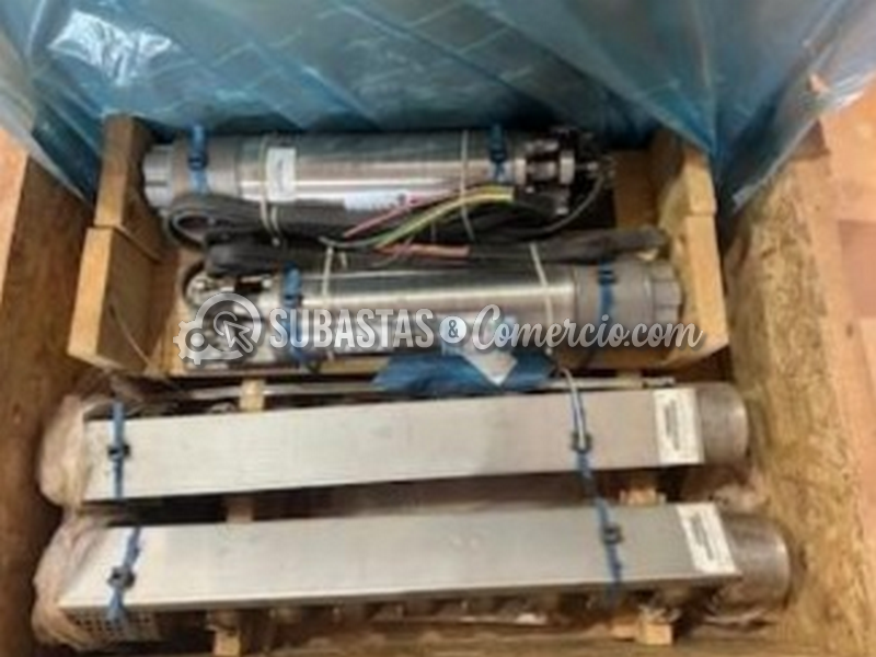 Bomba centrífuga sumergible vertical para captación de agua de pozo in